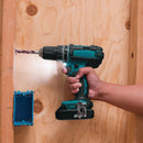 ORYGINALNY ZESTAW: WIERTARKO-WKRĘTARKA BEZPRZEWODOWA z KLUCZEM UDAROWYM + 26 AKCESORIÓW + 2 BATERIE